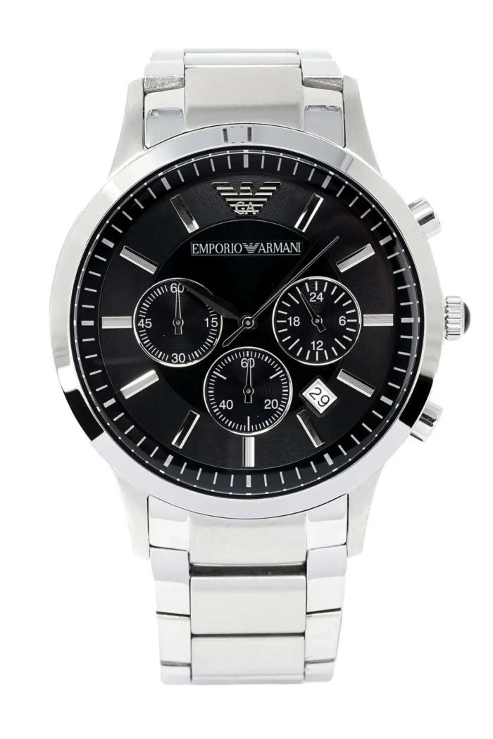 Emporio Armani Chronograph Men's Stainless Steel Watch - AR2434 - Image 2